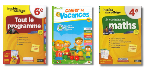 livre cahier de vacances pas cher